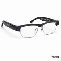 Framelo Half-Rim AI Smart Glasses hero shot on white background