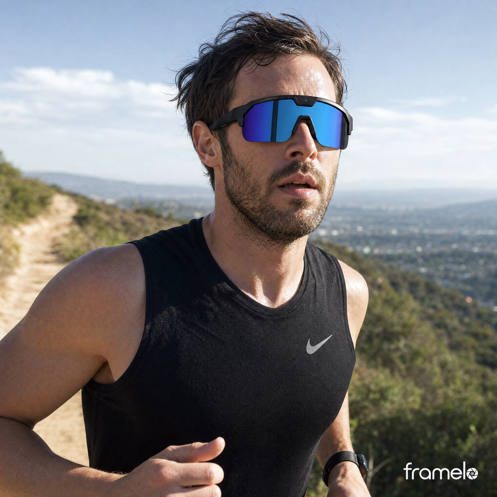 Framelo Sport worn by a runner